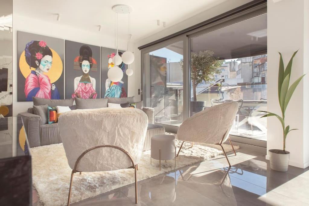 Luxury Acropolis View Apartment-Living Stone Black Pearl Атина Екстериор снимка
